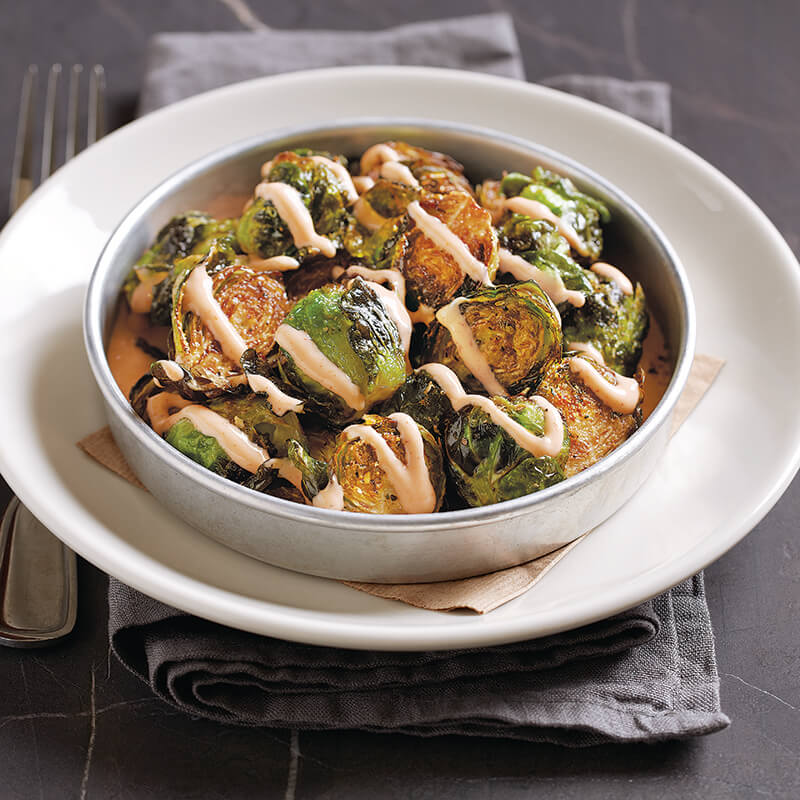 Honey Sriracha Brussels Sprouts Appetizers Menu at BJ's Restaurant